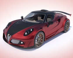 Alfa Romeo 4C оснастят 738-сильным битурбо мотором 